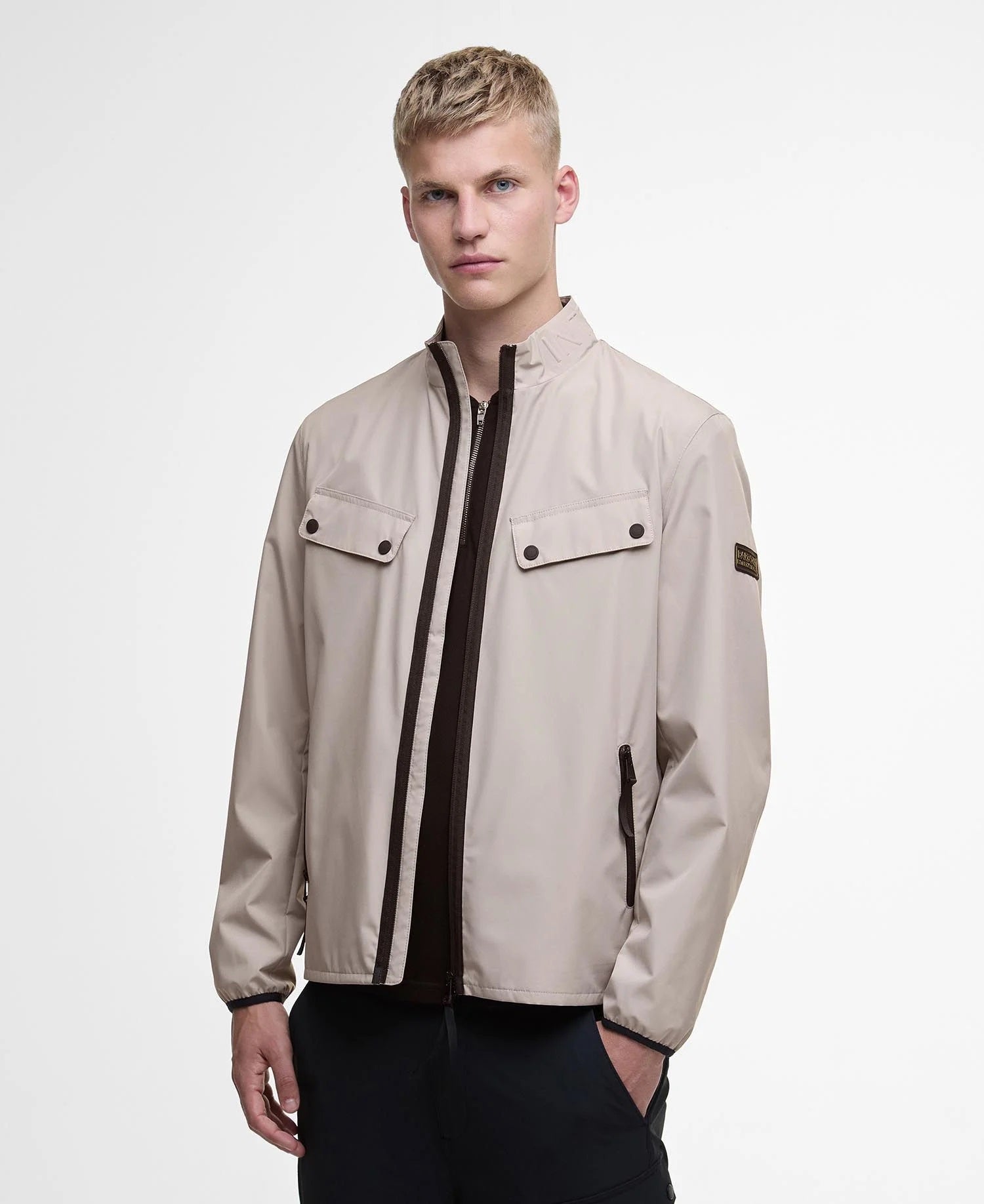 Barbour Re-Duke Showerproof Jacket in Concrete