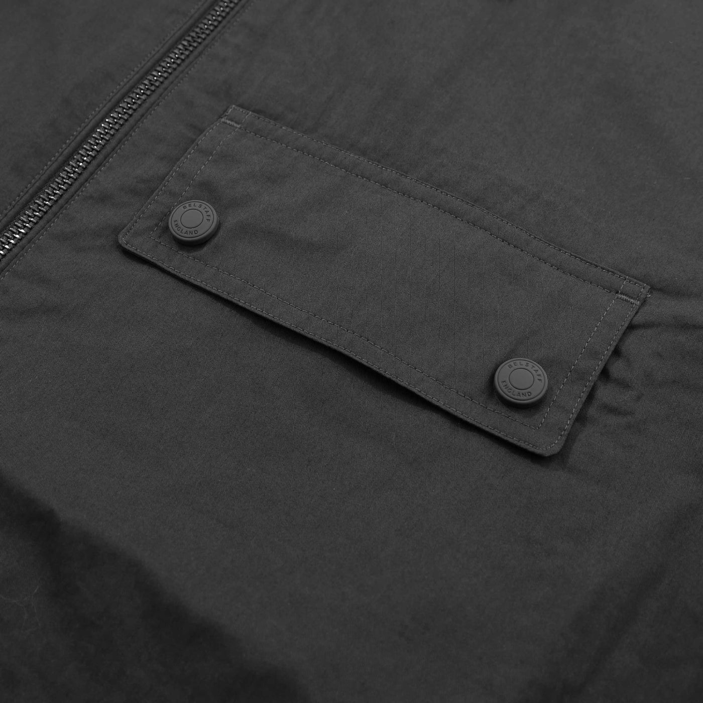 Belstaff Depot Overshirt in Black Chest Pocket