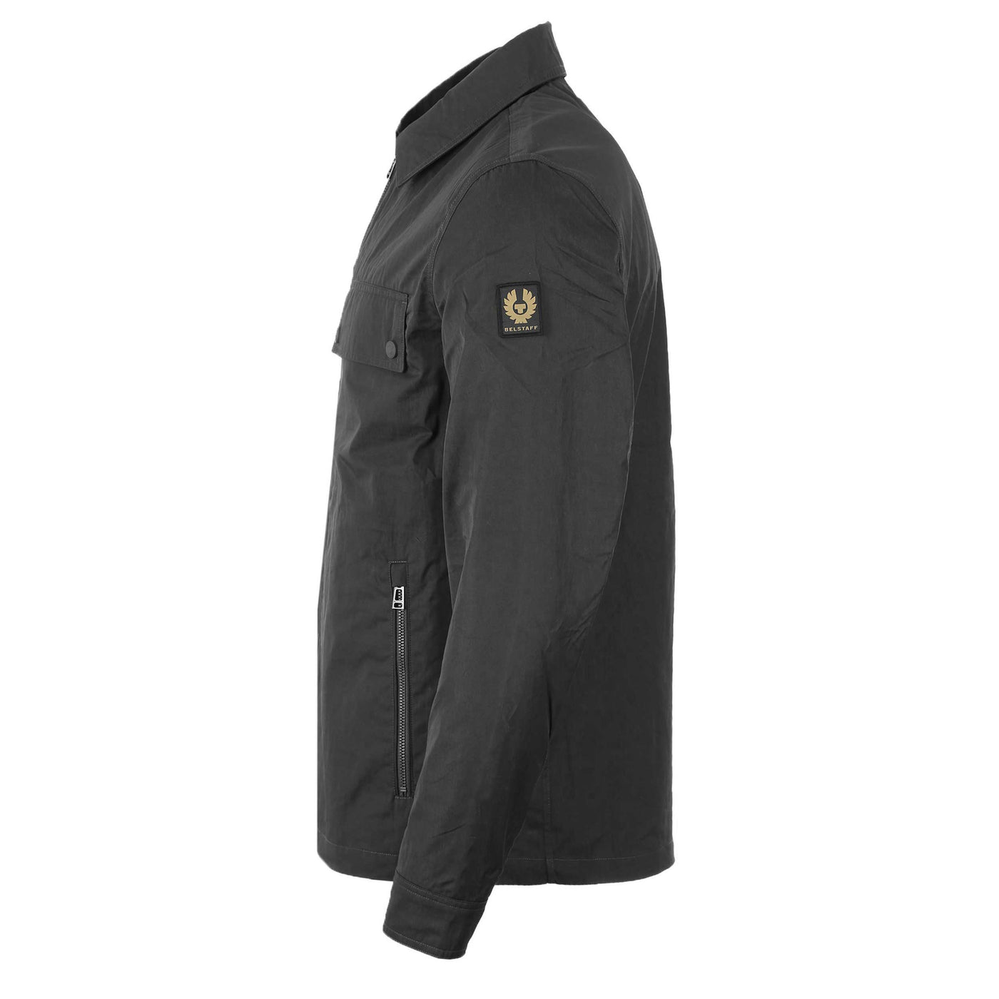 Belstaff Depot Overshirt in Black Side