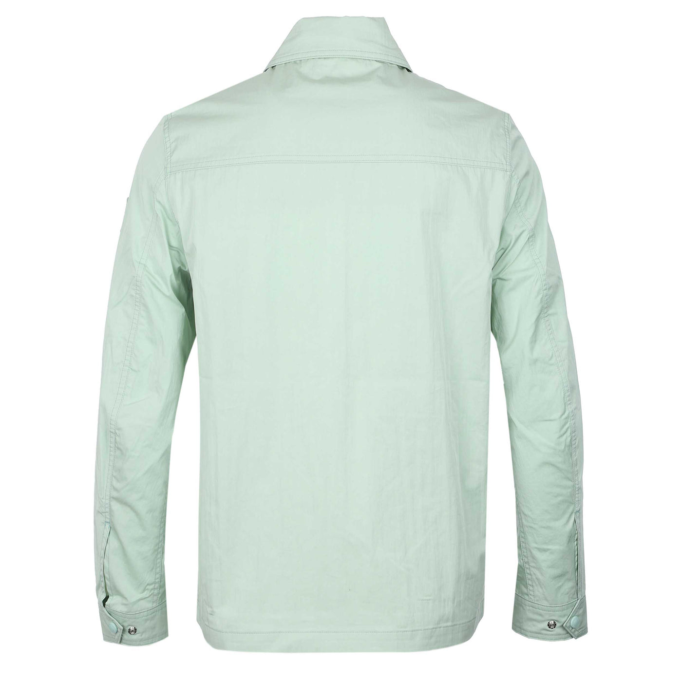 Belstaff Drome Overshirt in Breeze Green Back