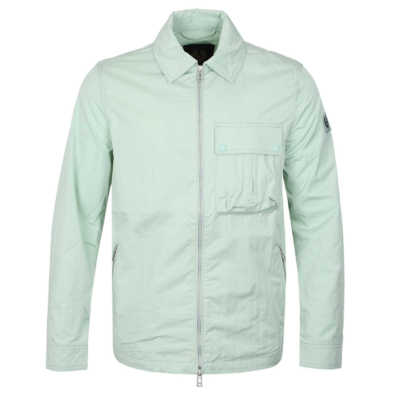 Belstaff Drome Overshirt in Breeze Green