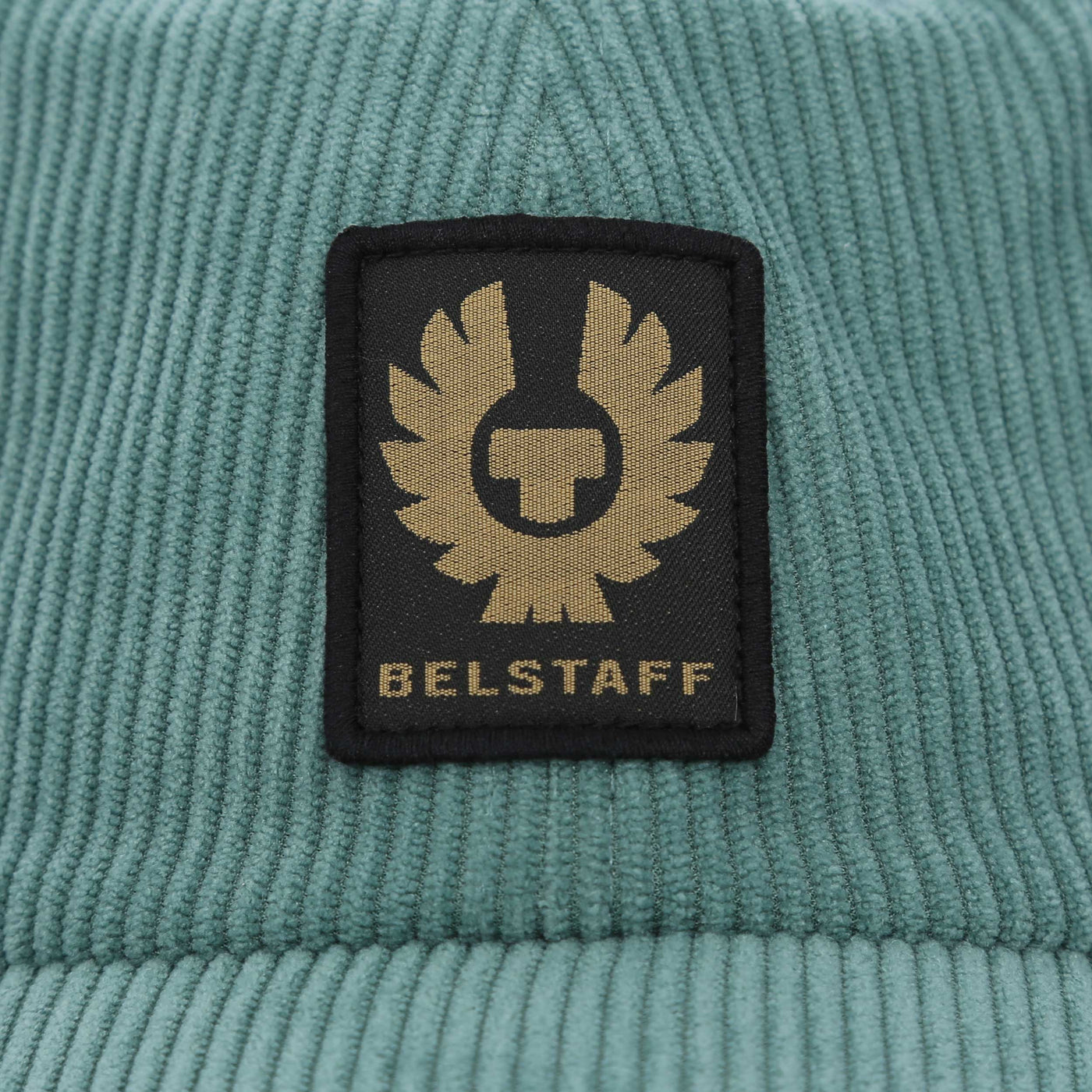 Belstaff Phoenix Patch Cap in Oil Blue Cord Logo