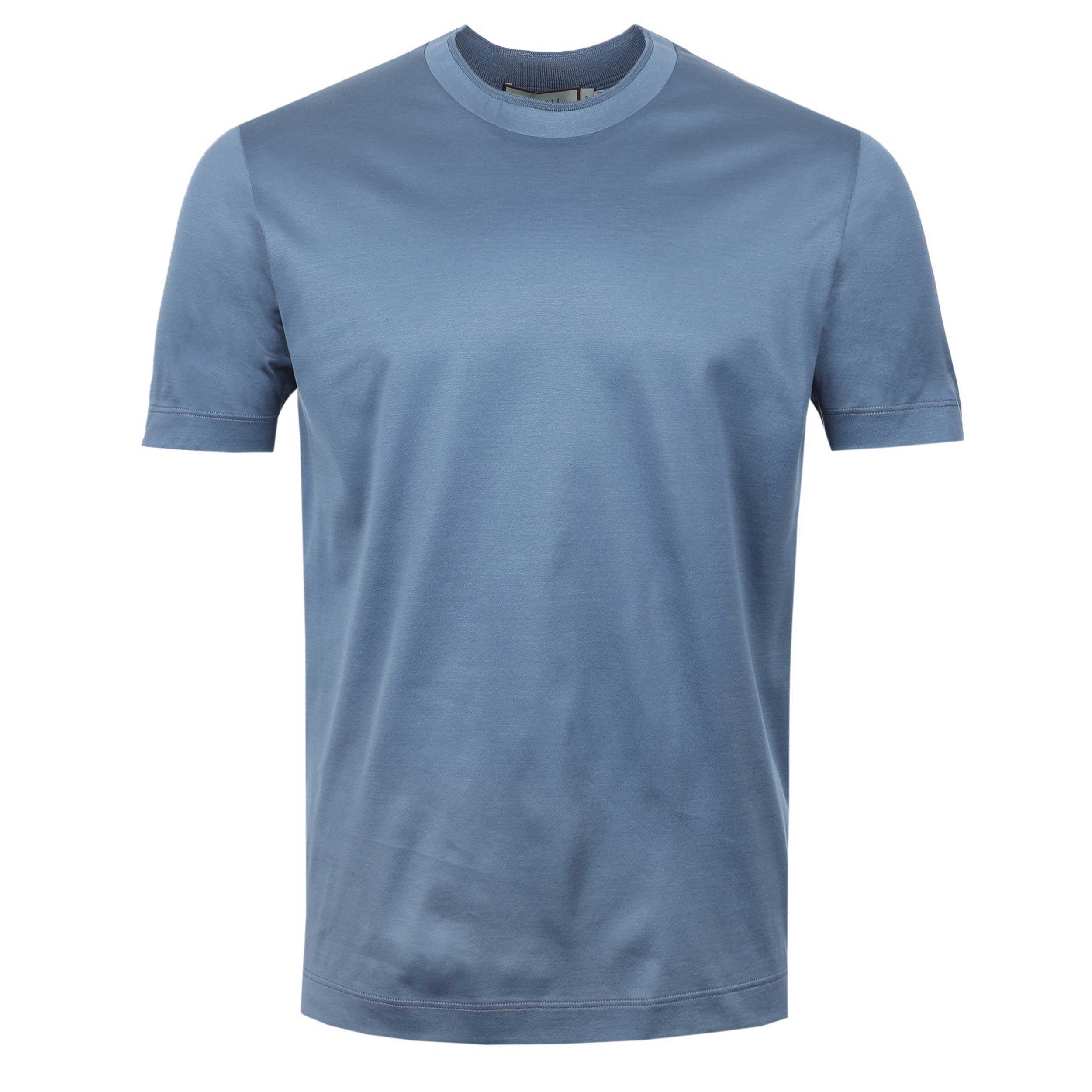 Canali Basic T Shirt in Blue