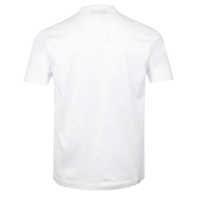 Canali Basic T Shirt in White Back