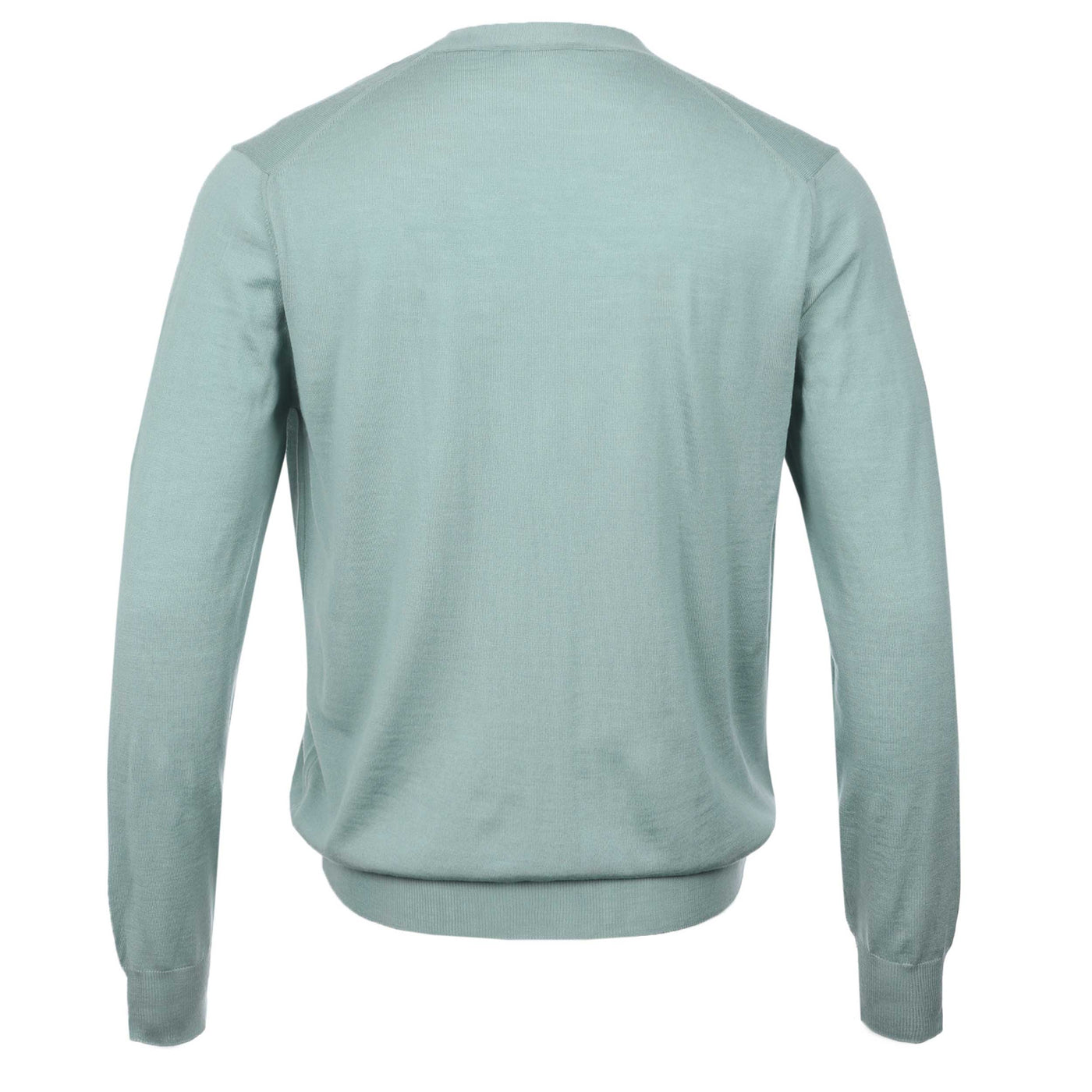 Canali Cardigan in Mint Green Back