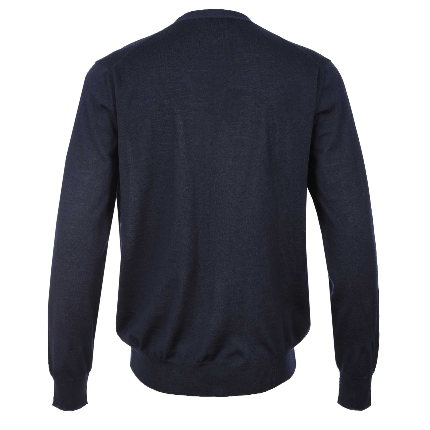 Canali Cardigan in Navy Back