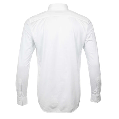 Canali Cotton Shirt in White Back