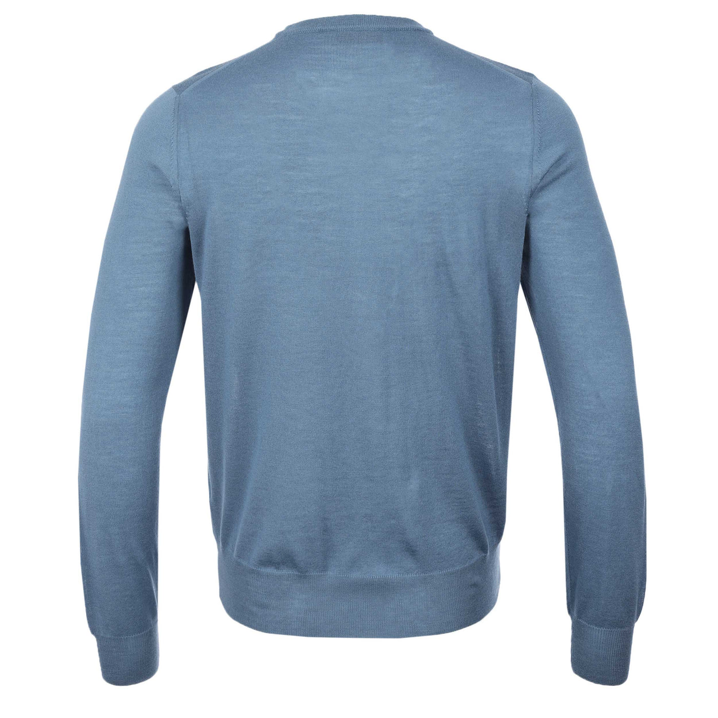 Canali Crew Neck Knitwear in Blue Back