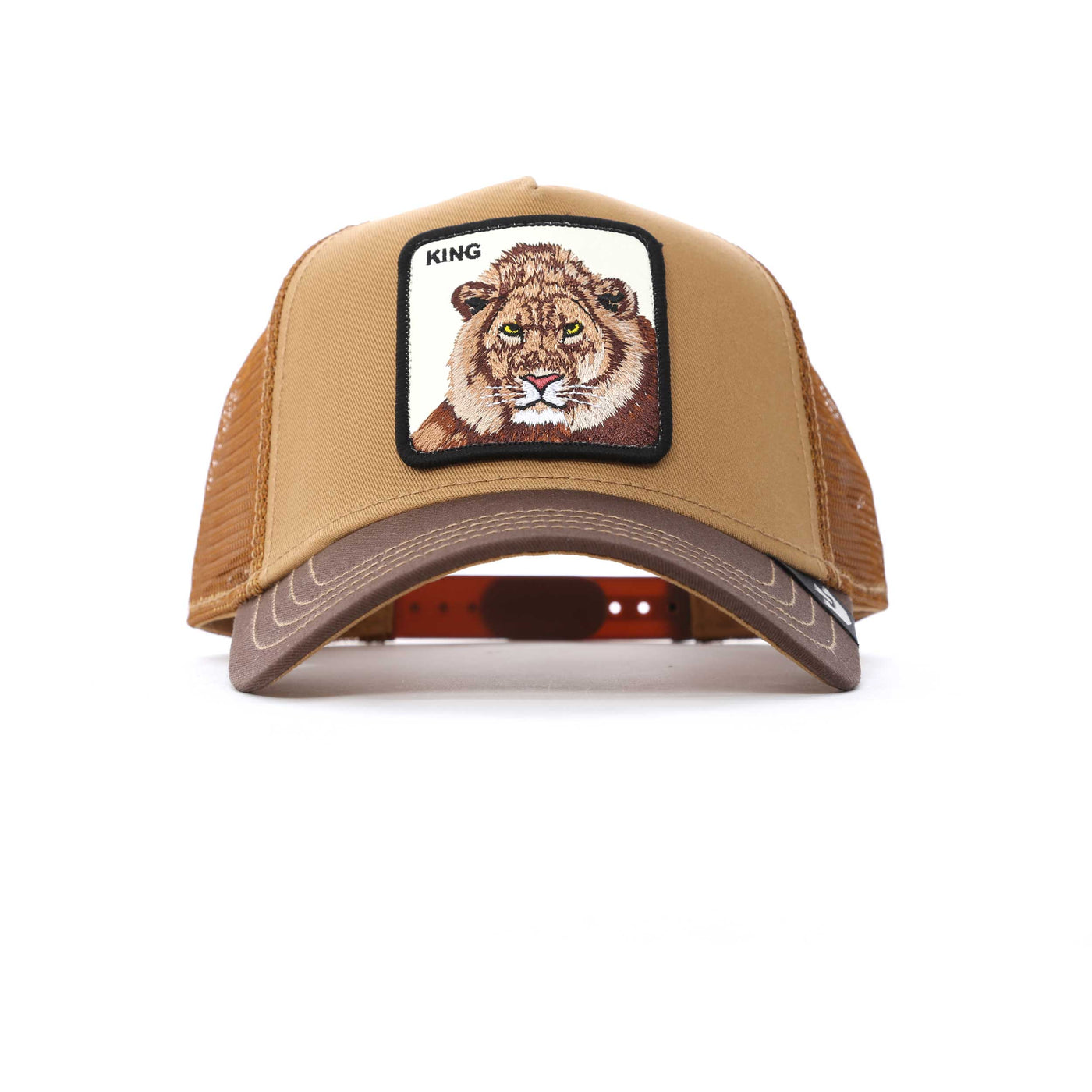 Goorin Bros The King Lion Trucker Cap in Whiskey