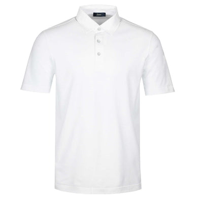 Herno M.C Jersey Polo Shirt in White