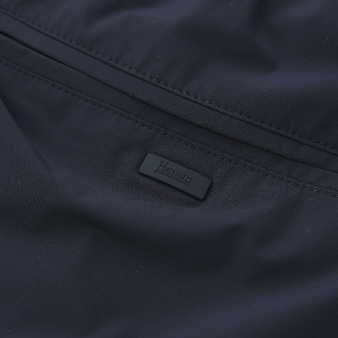 Herno Pantalone Nylon Maestro Trouser in Navy Logo