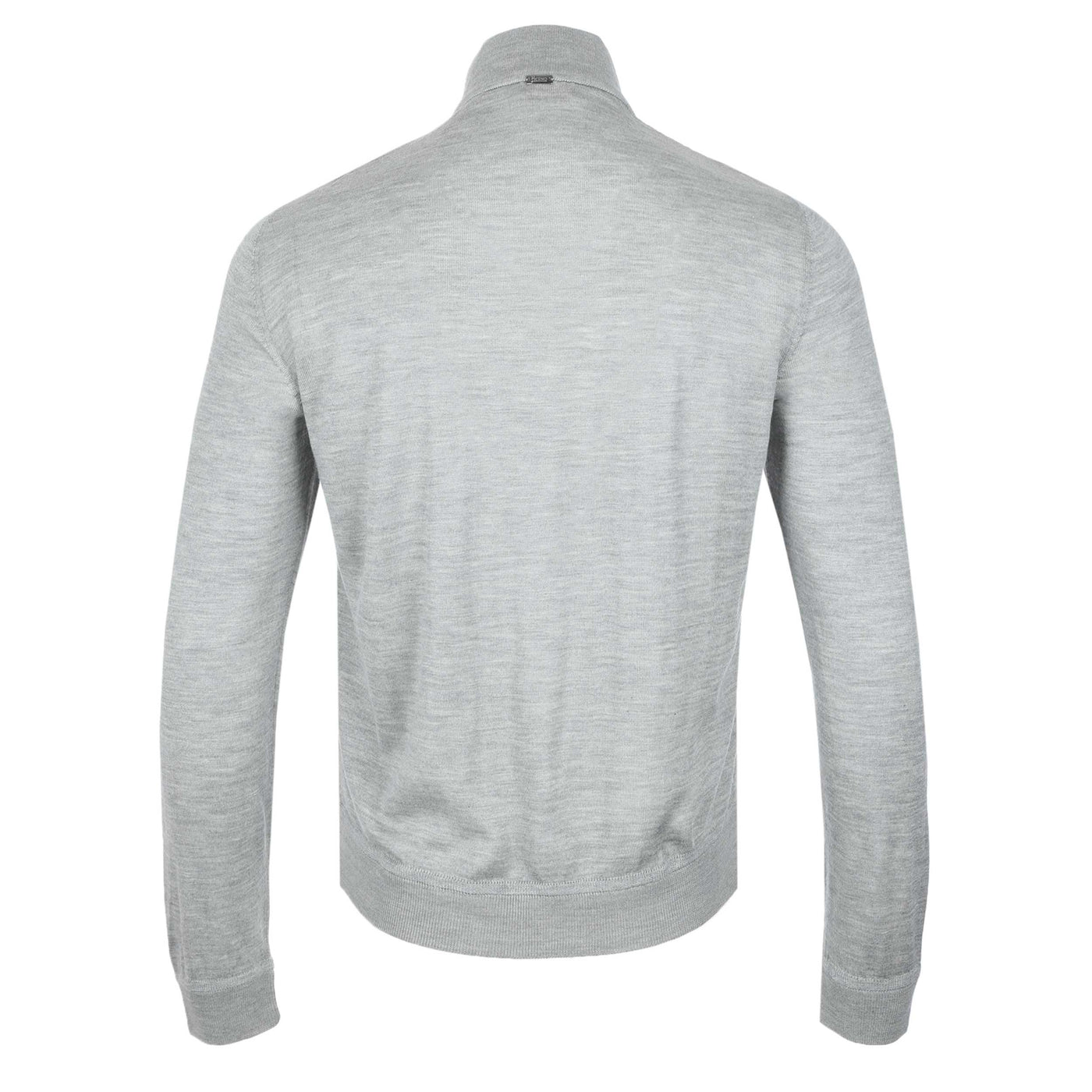 Herno Piumino Combinato Maglia Hybrid Knitwear in Grey Back