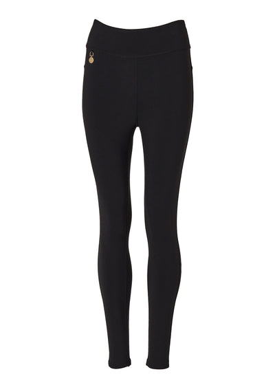 Holland Cooper Contour Legging in Black Front