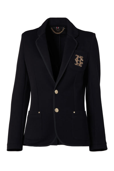 Holland Cooper Henley Ladies Blazer in Black Black Front