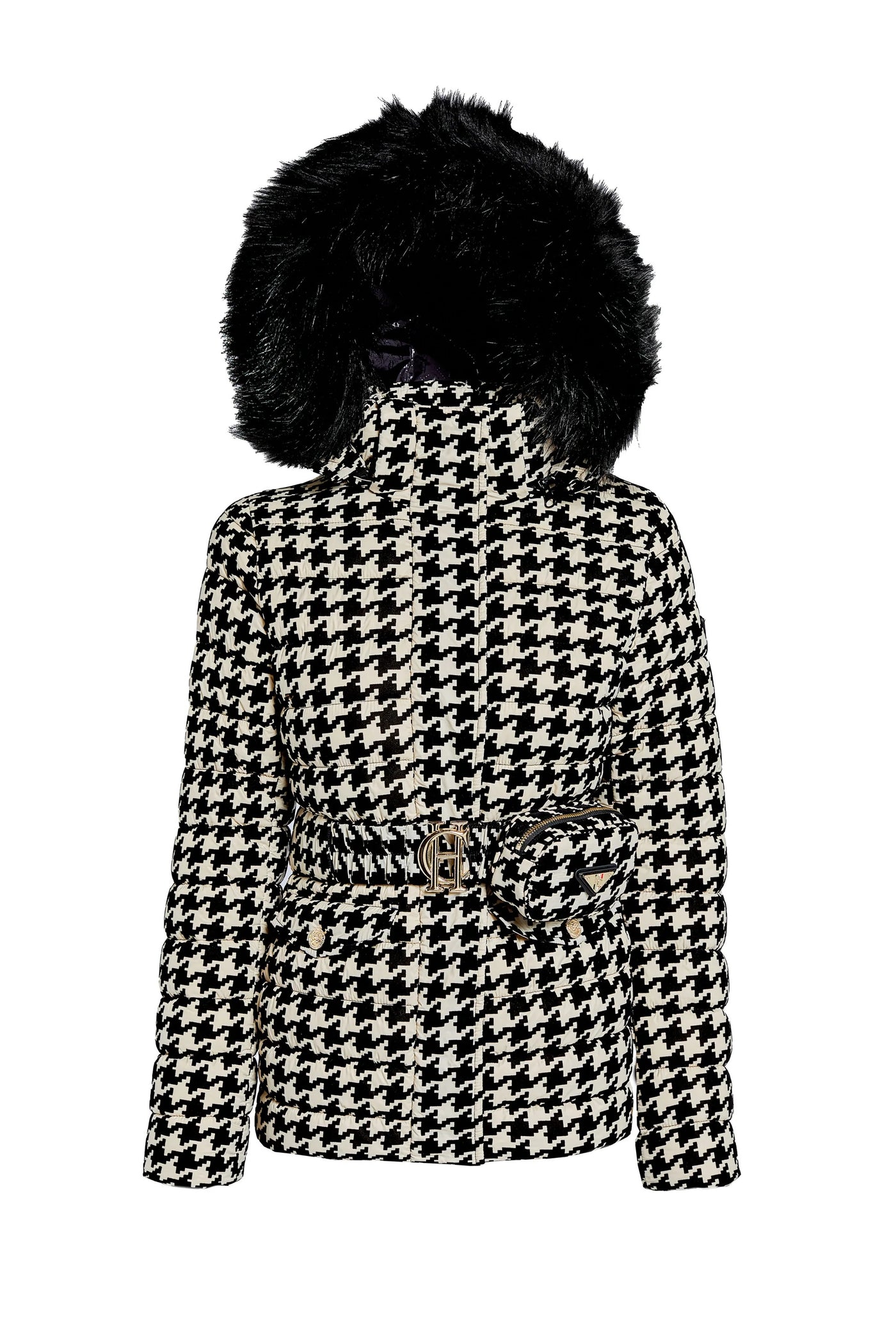 Holland Cooper Moritz Ladies Jacket in Ecru Houndstooth Front