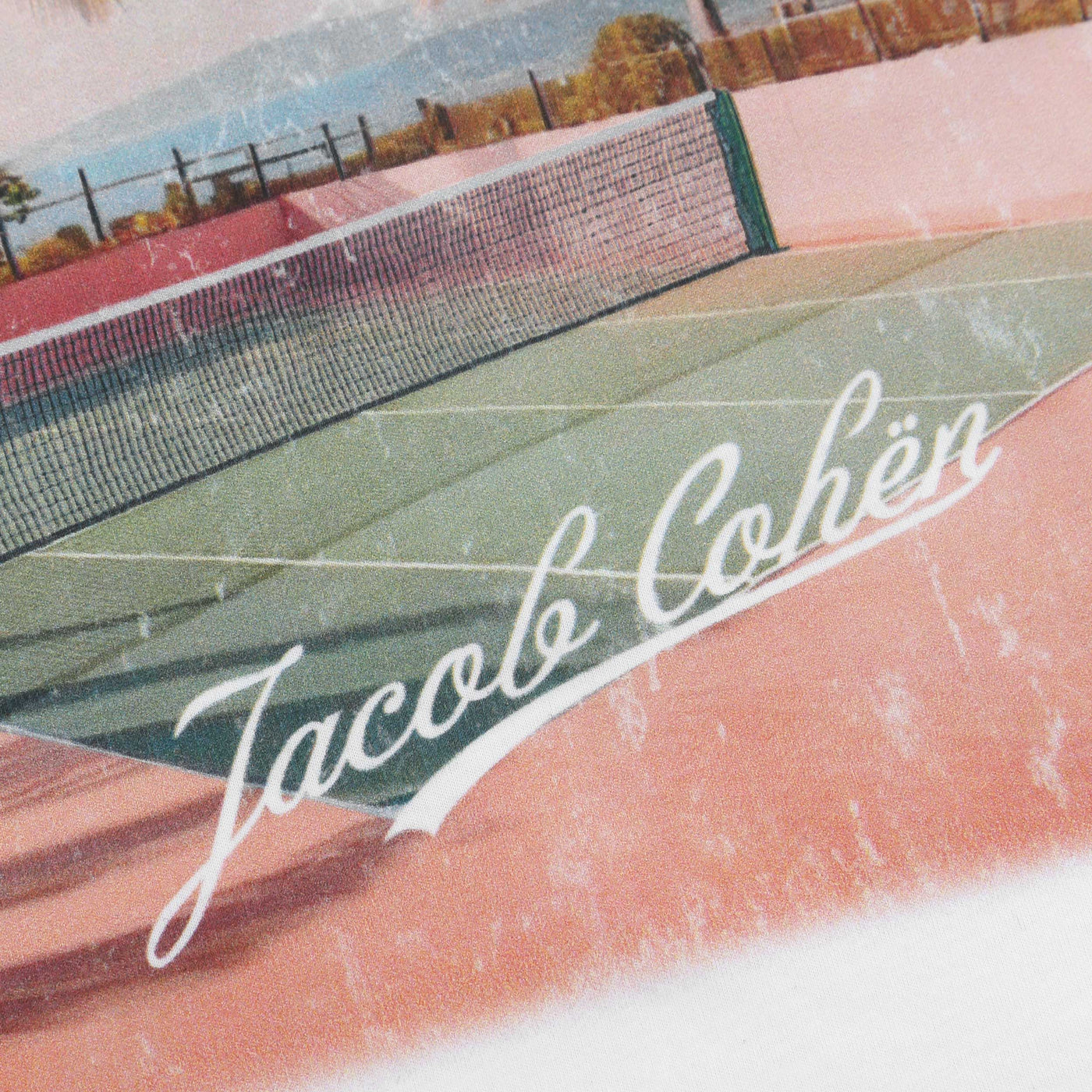 Jacob Cohen Tennis T Shirt in White Logo