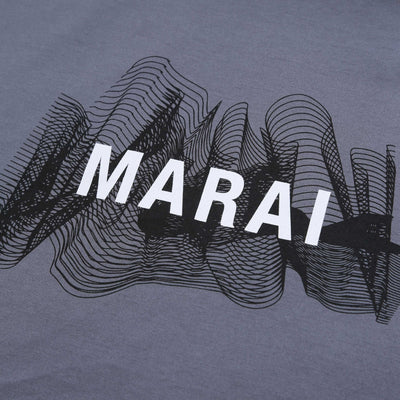 Marai Ripple Print T Shirt in Turbulence Print