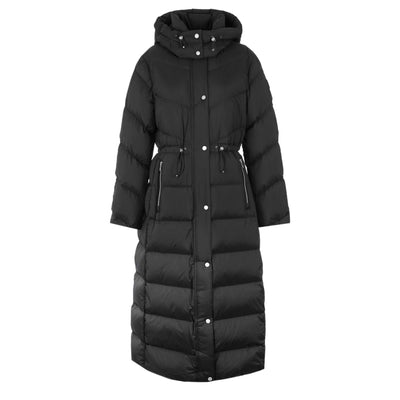 Moose Knuckles Belle Cote Long Puffer Ladies Jacket in Black