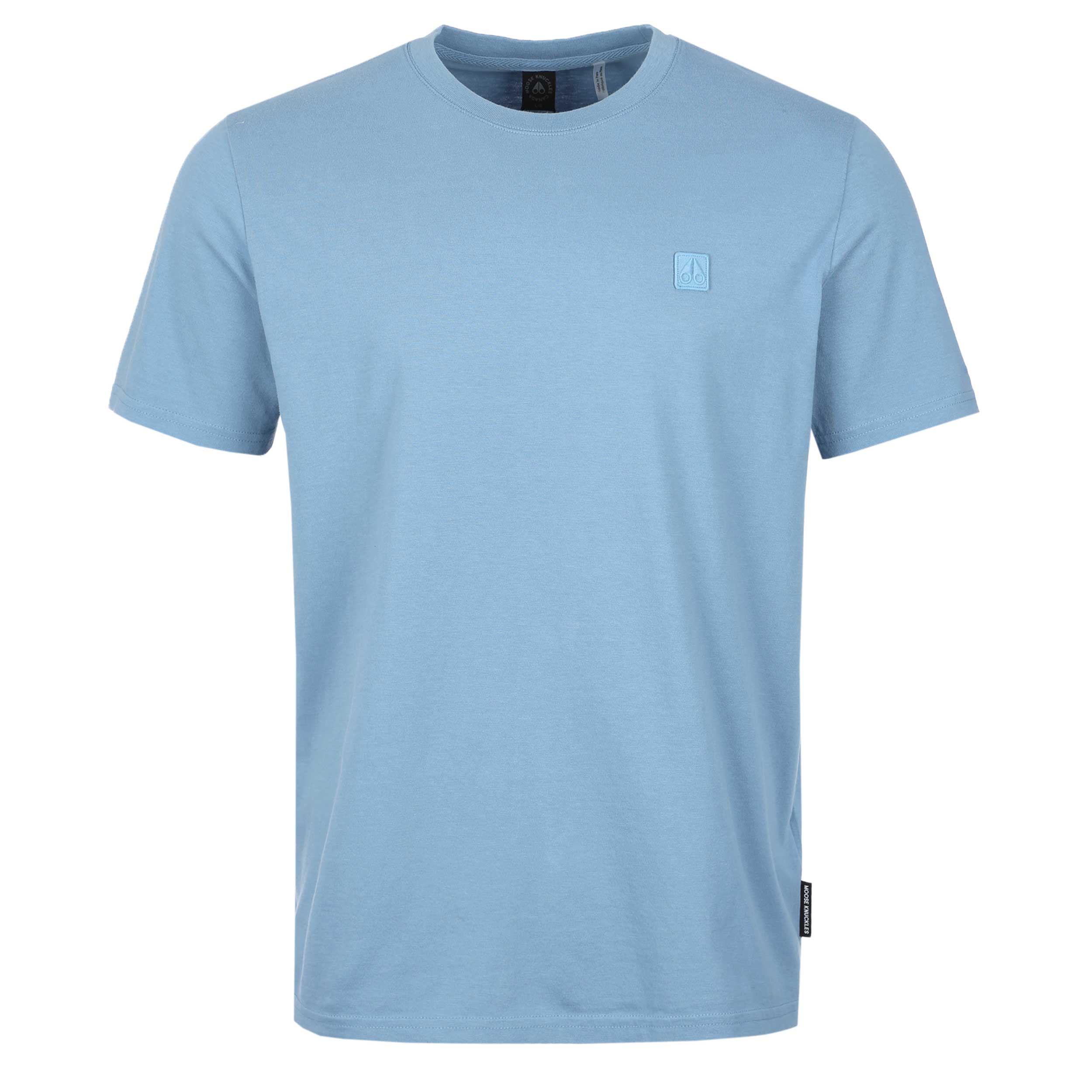 Moose Knuckles Duluth T Shirt in Sea Blue