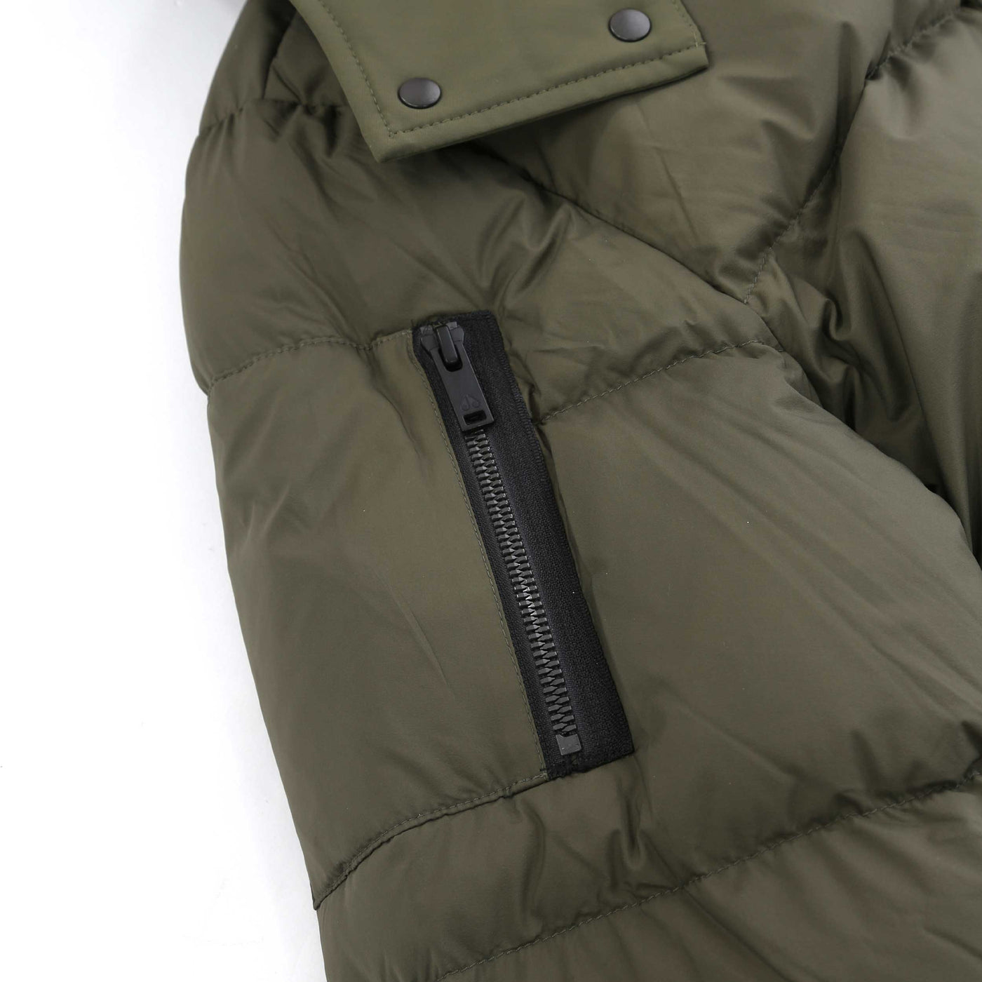 Moose Knuckles Everest 3Q Jacket in Moss Sleeve Pocket