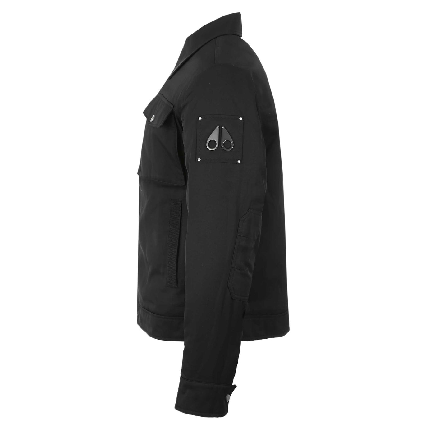 Moose Knuckles Jacque Ply Jacket in Black Side