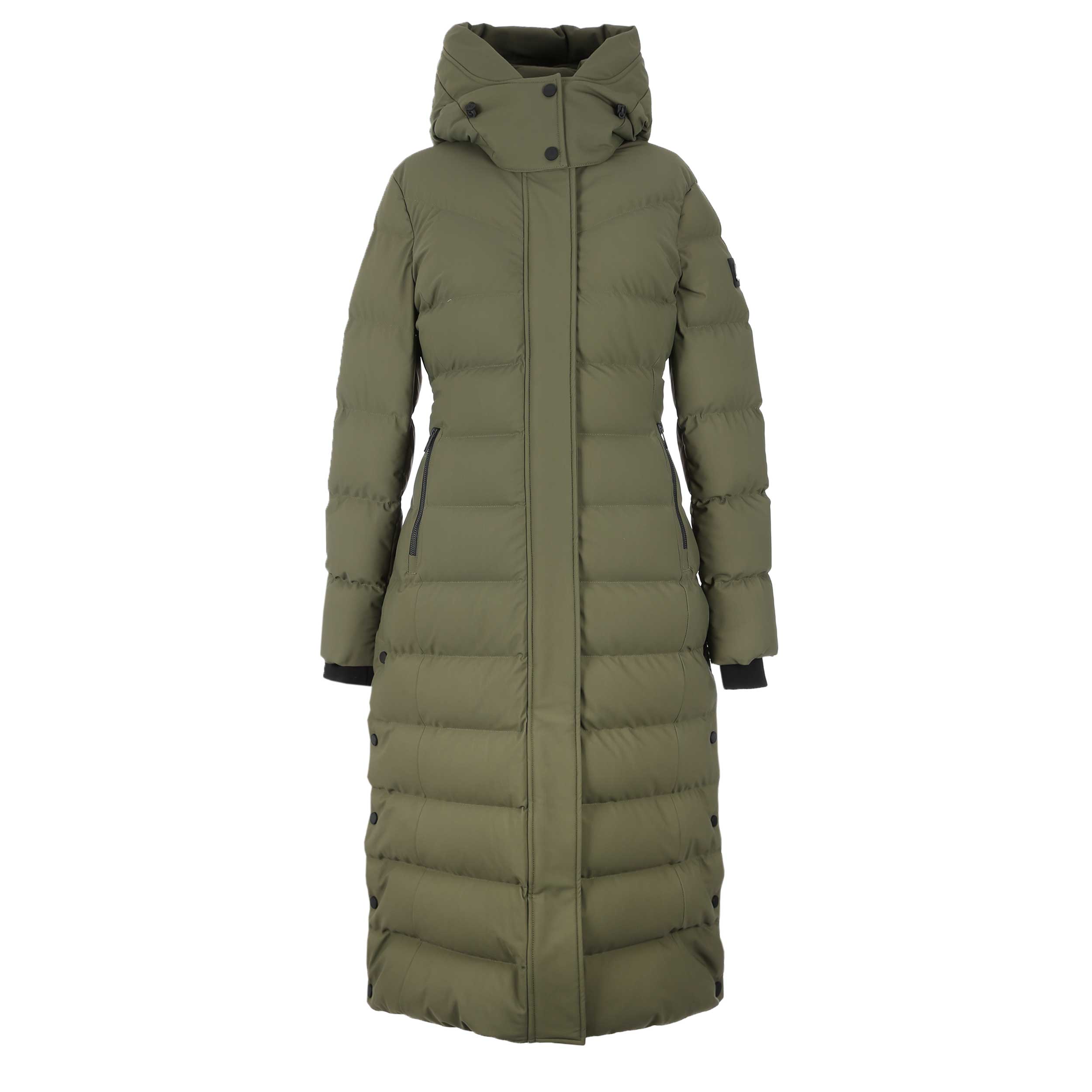 Moose Knuckles Jocada Ladies Parka Jacket in Moss