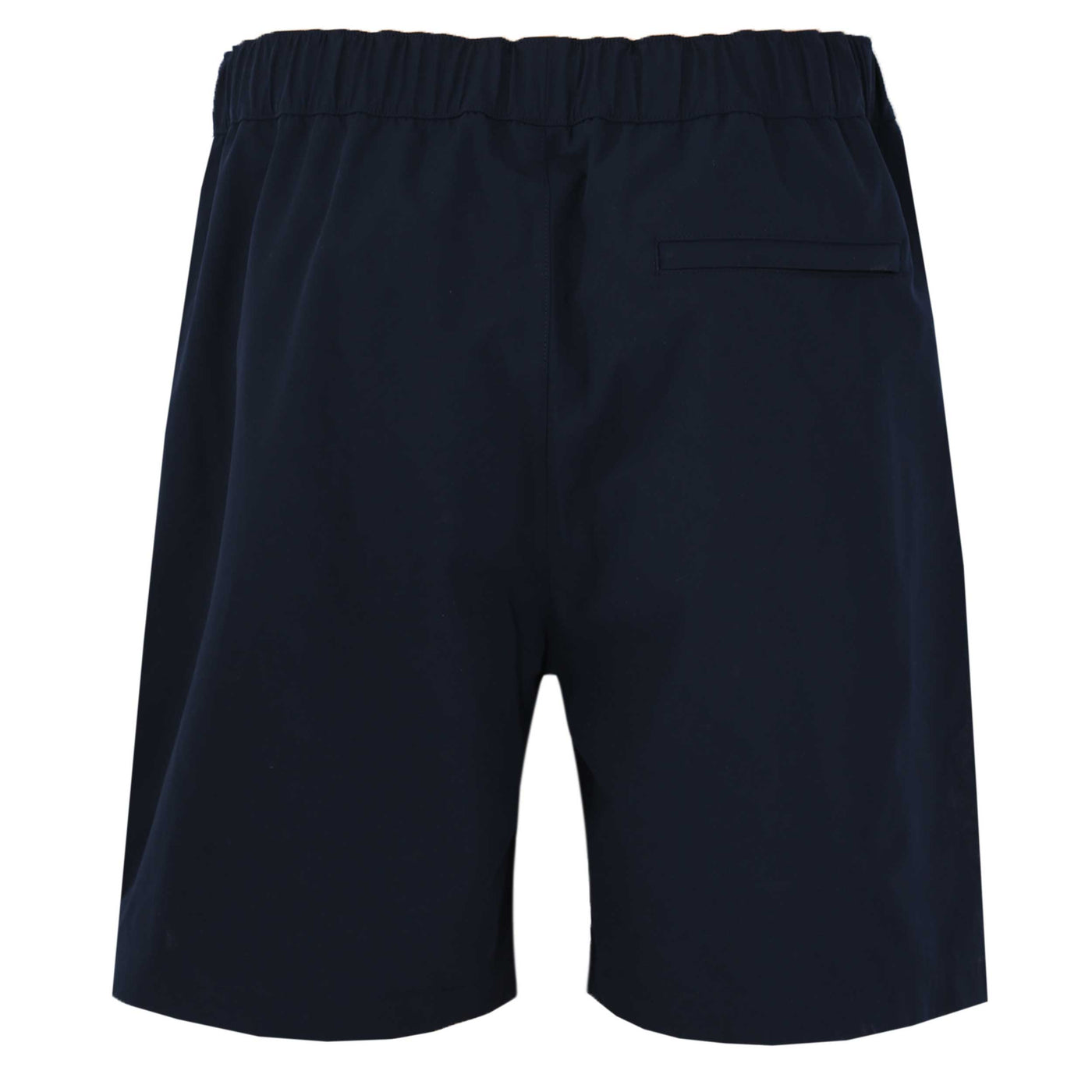 Moose Knuckles Logo Shorts Swim Short in Navy Back