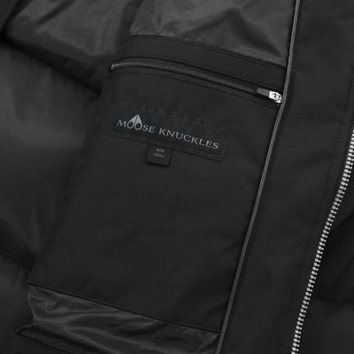 Moose Knuckles M Cloud 3Q Jacket in Black Inside Pocket