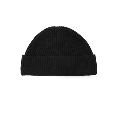 Moose Knuckles Trimble Skull Cap Beanie Hat in Black Back