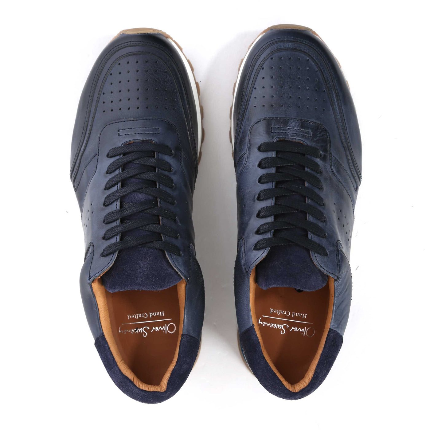 Oliver Sweeney Orjais Trainer in Navy Birdseye