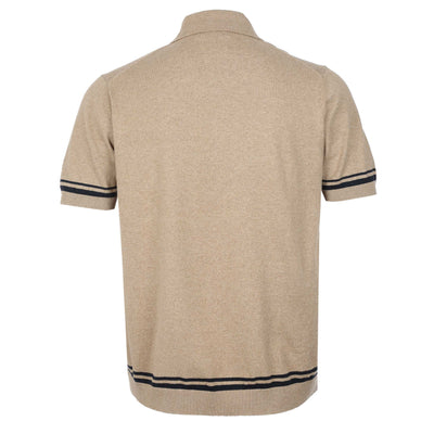 Oliver Sweeney Penley Knitted SS Shirt in Camel