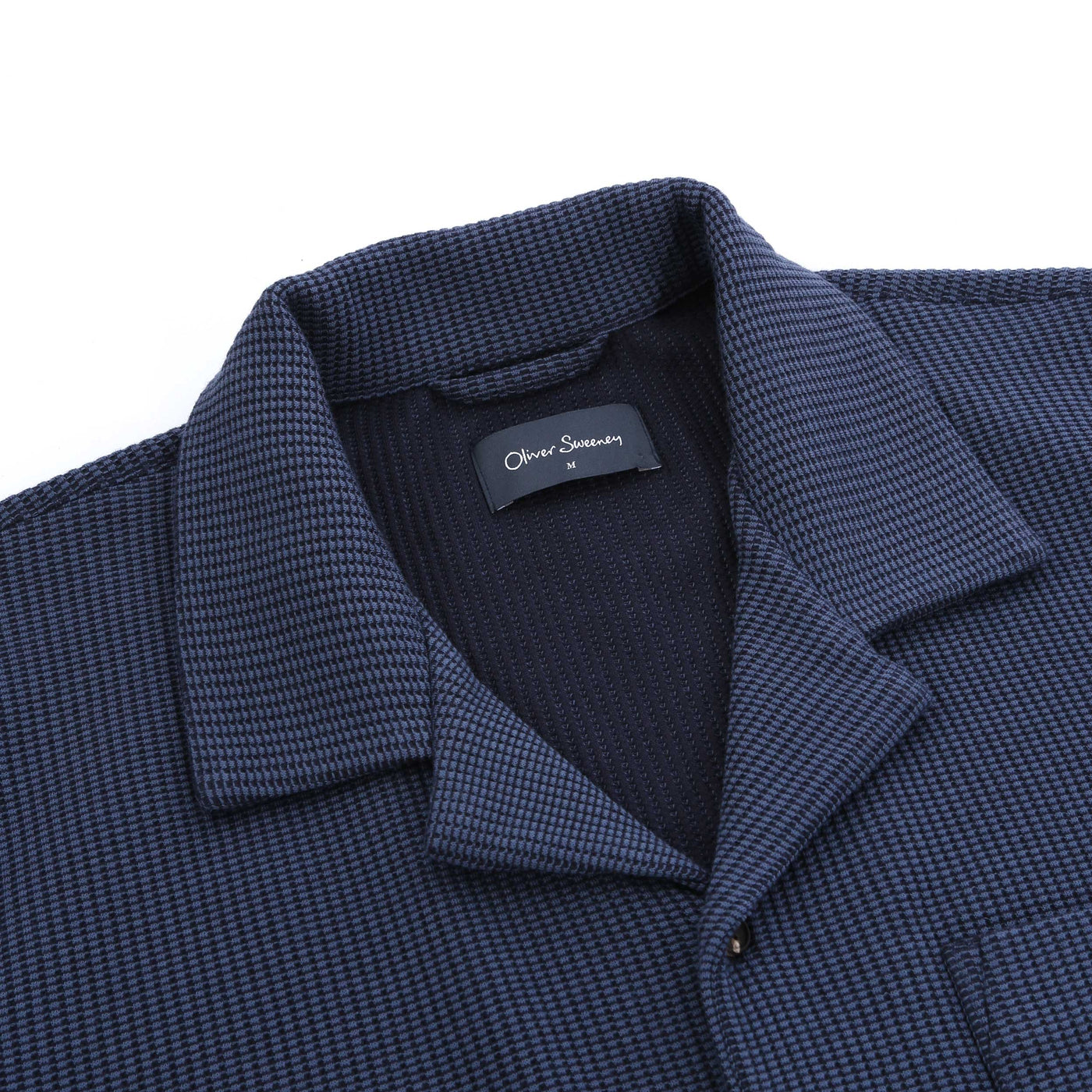 Oliver Sweeney Ravenshead SS Shirt in French Blue Collar
