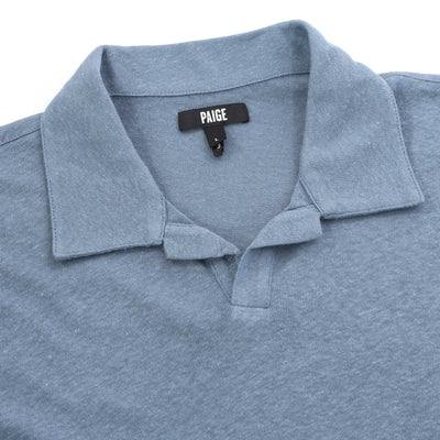 Paige Shelton Polo Shirt in Fjord Valley Placket