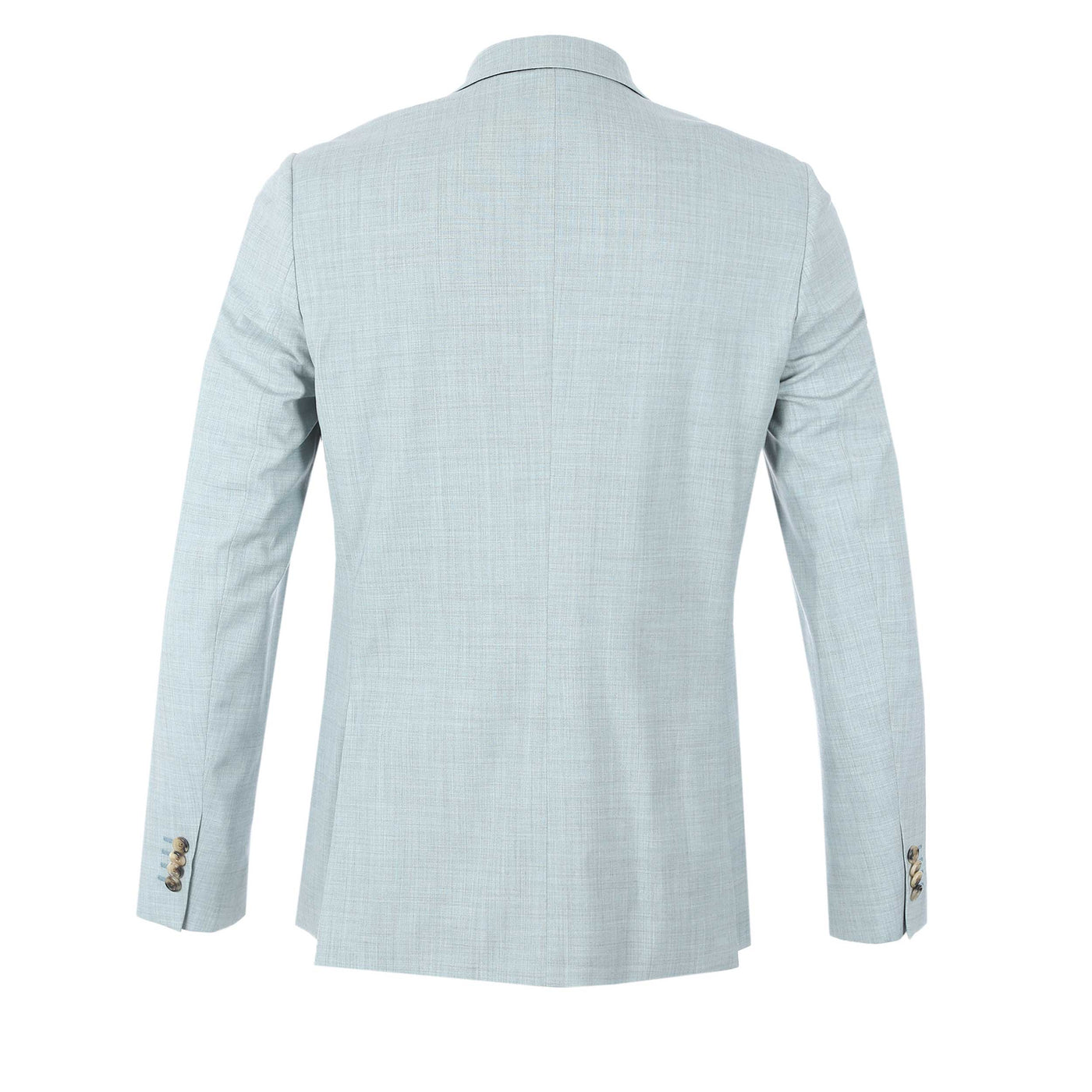 Paul Smith 2 Button Tailored Fit Suit in Duck Egg Blue Jacket Back