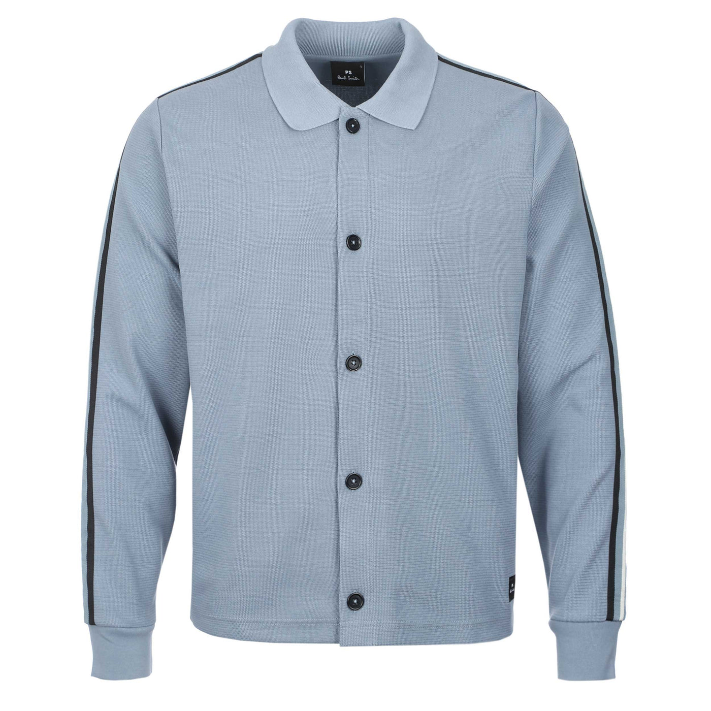 Paul Smith Button Thru Cardigan in Blue Main Front