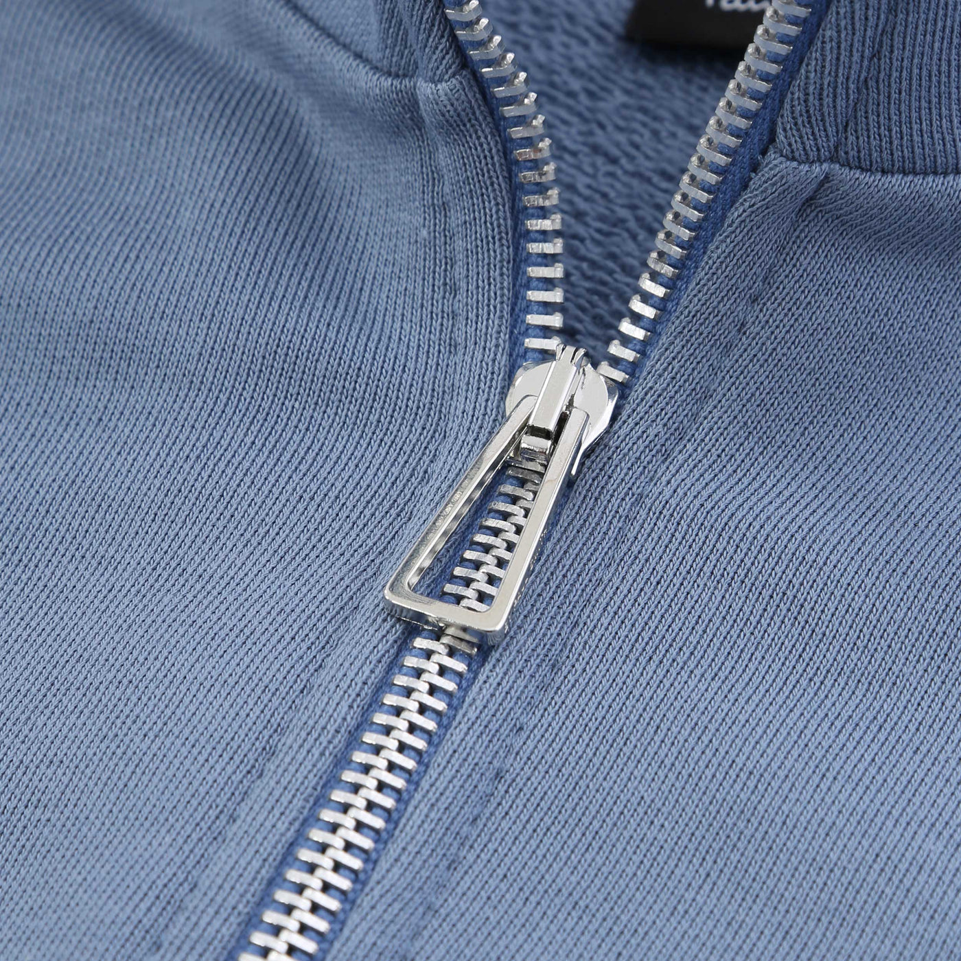 Paul Smith Half Zip Sweat Top in Airforce Blue Zip