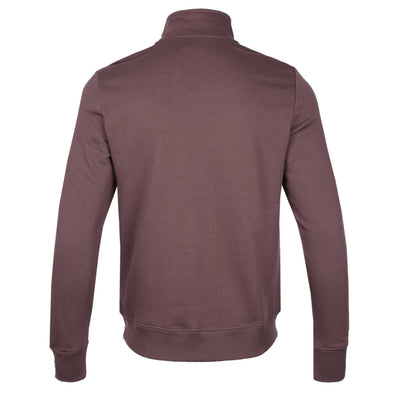 Paul Smith Half Zip Sweat Top in Plum