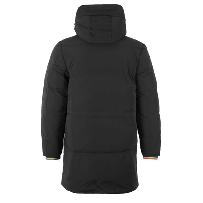 Paul Smith Hooded Down Jacket in Black Melange Back