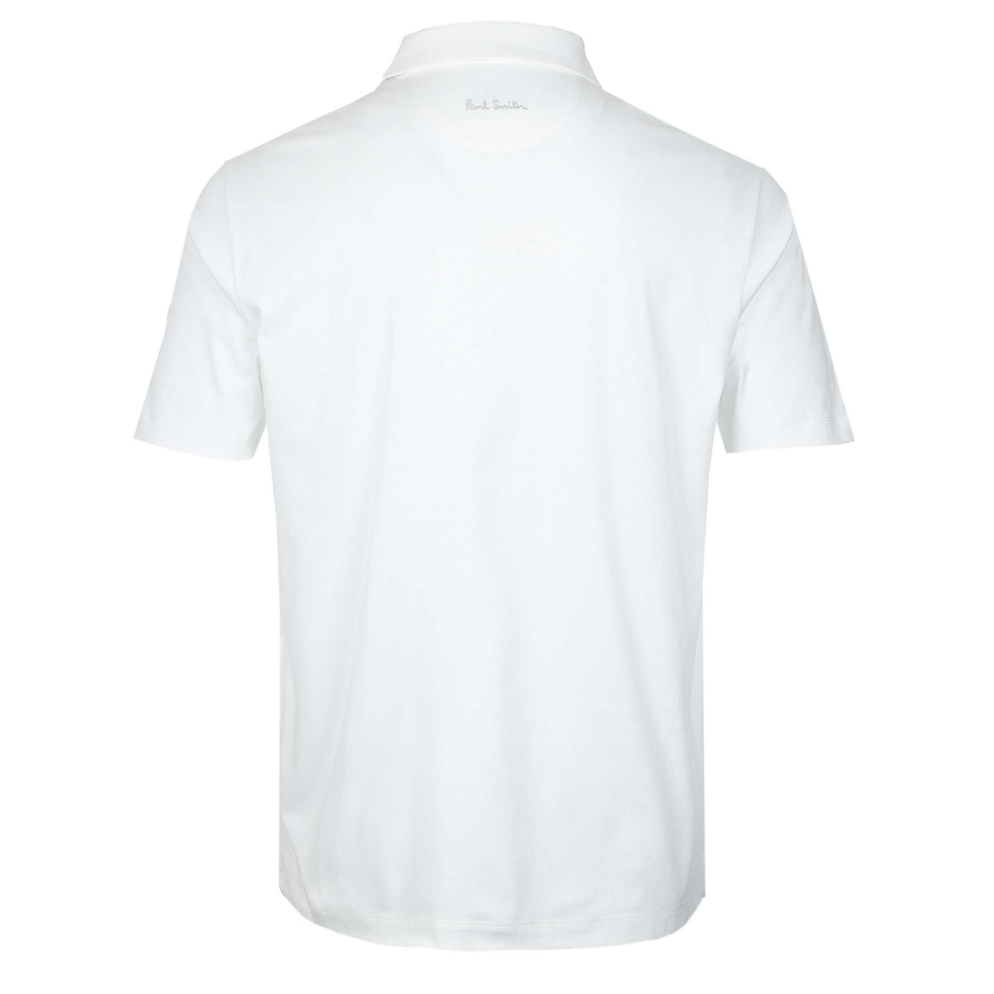 Paul Smith Interlock Polo Shirt in White Back