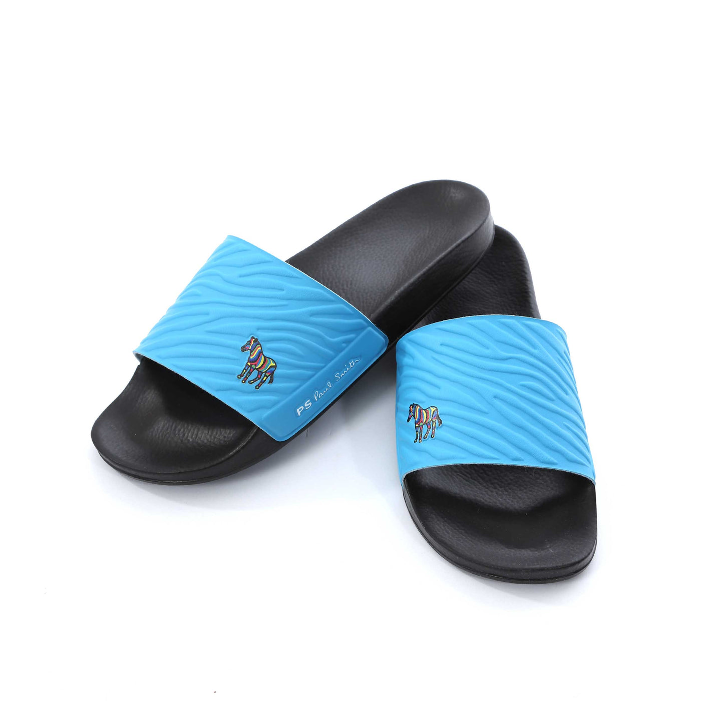 Paul Smith Nyro Zebra Slide in Sky Blue Pair