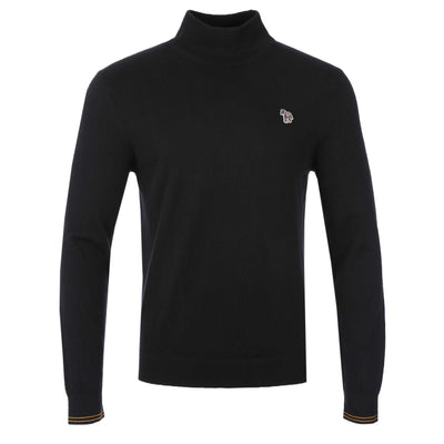 Paul Smith Roll Neck Zeb Bad Knitwear in Black