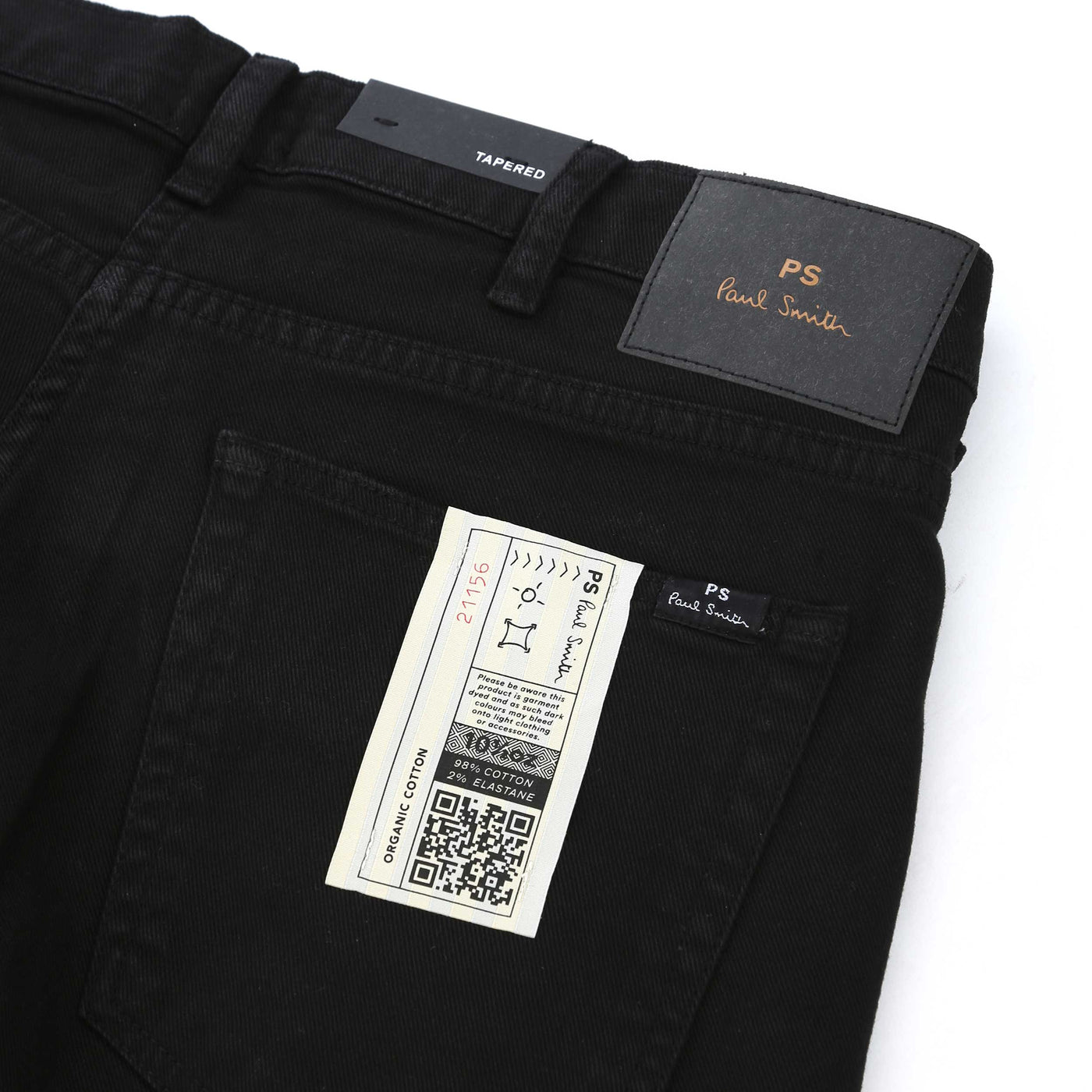 Paul Smith Tapered Fit Jean in Black Logo