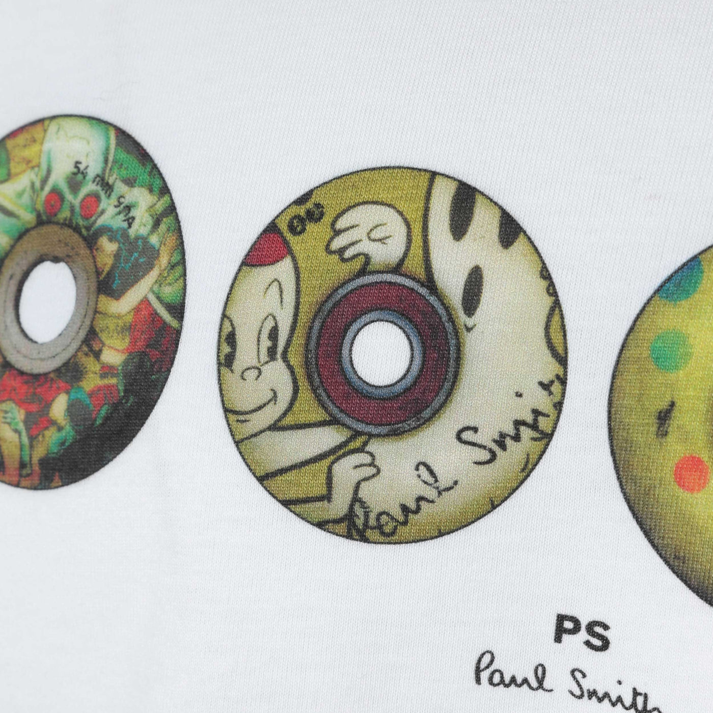 Paul Smith Wheels T Shirt in White