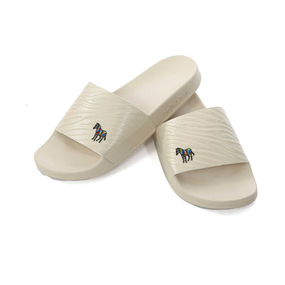 Paul Smith Zebra Slide in Off White Pair