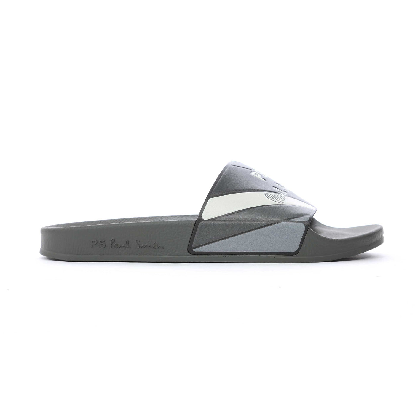 Paul Smith Zed Stripe Slide in Grey