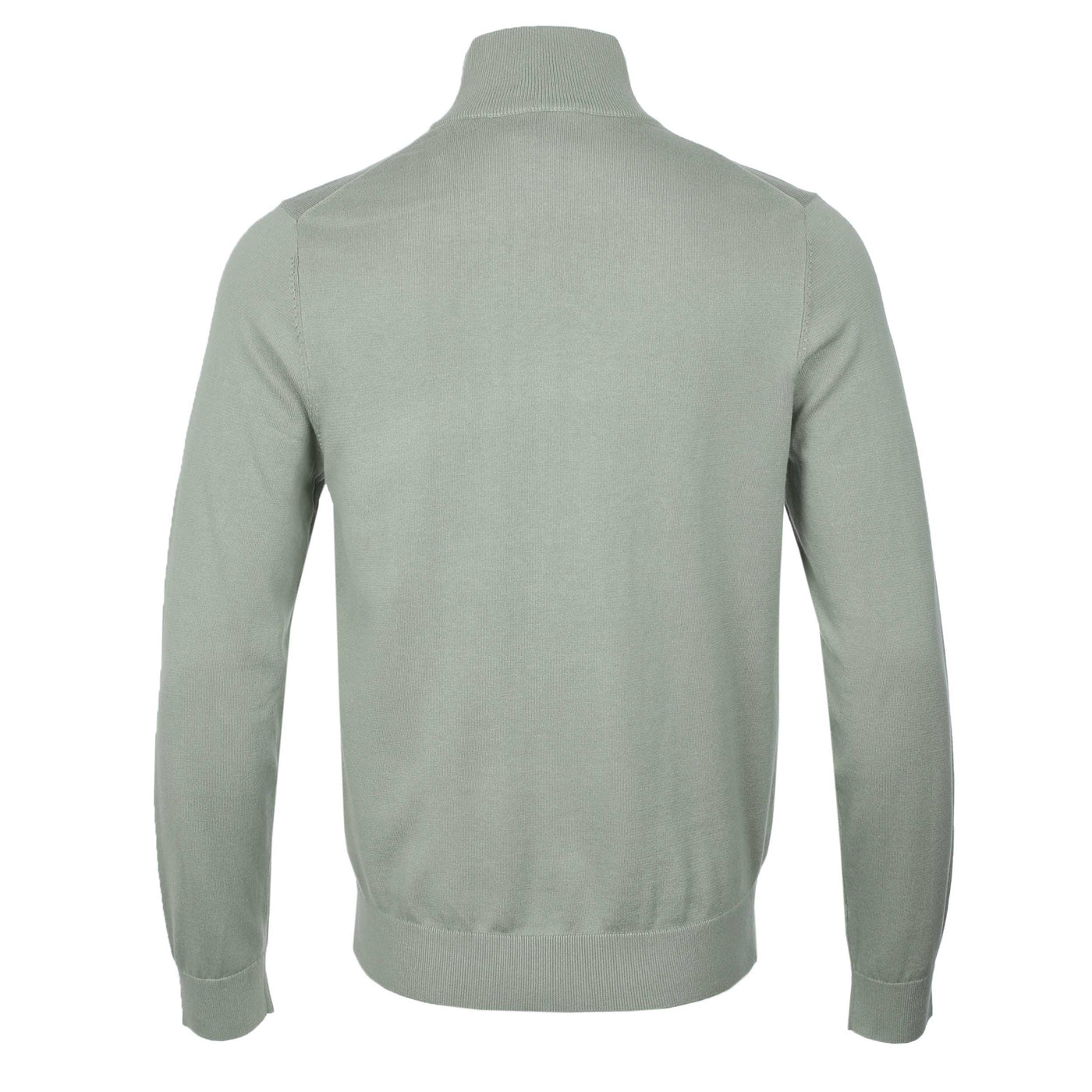 Paul Smith Zip Zeb Bad Knitwear in Green Back