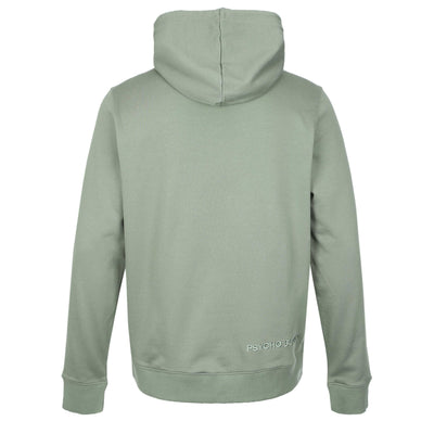 Psycho Bunny Baxter OTH Hoodie Sweat Top in Sea Spray Green Back