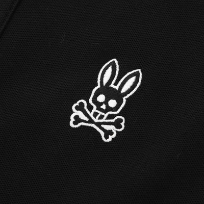 Psycho Bunny Chester Pique Polo Shirt in Black Logo