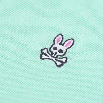 Psycho Bunny Classic Polo Shirt in Beach Glass Logo