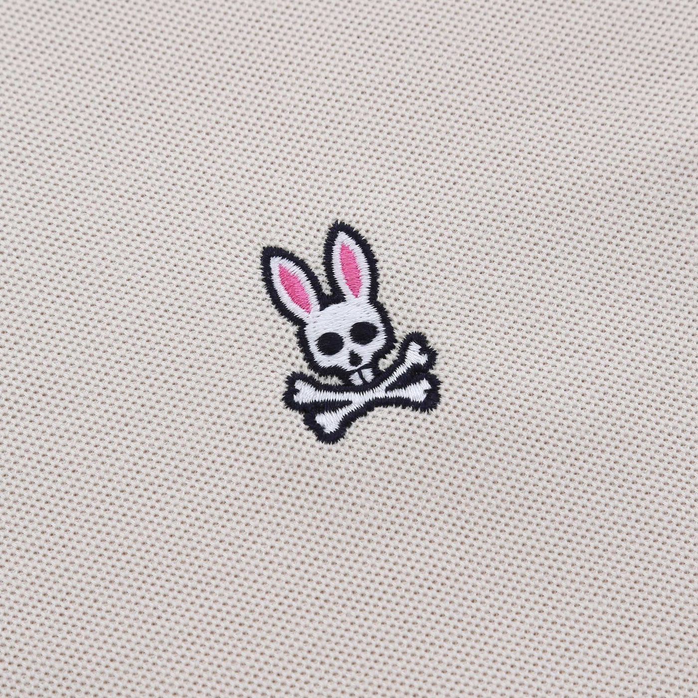 Psycho Bunny Classic Polo Shirt in Natural Linen Logo